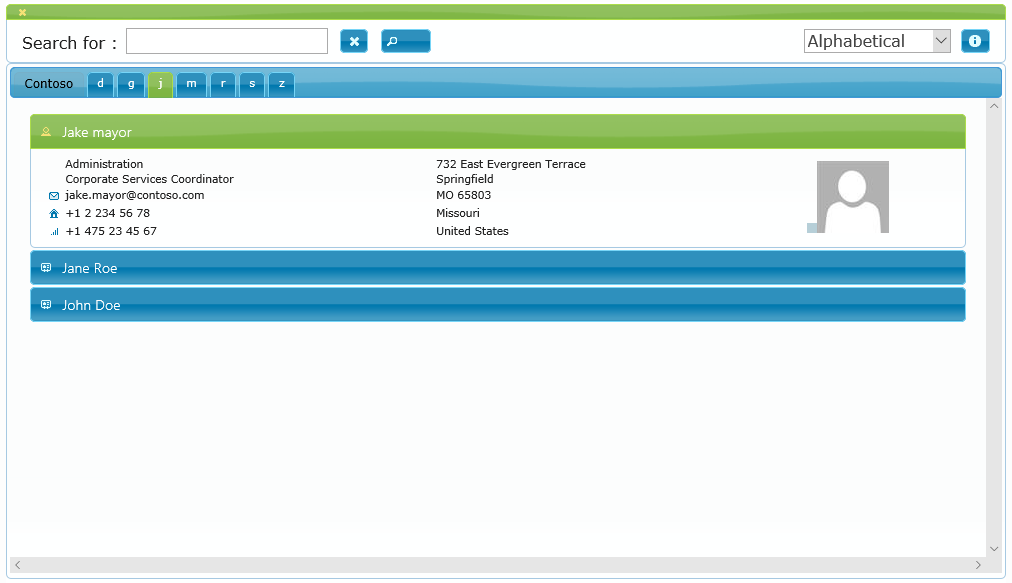 Active Directory Address Book Sample 2