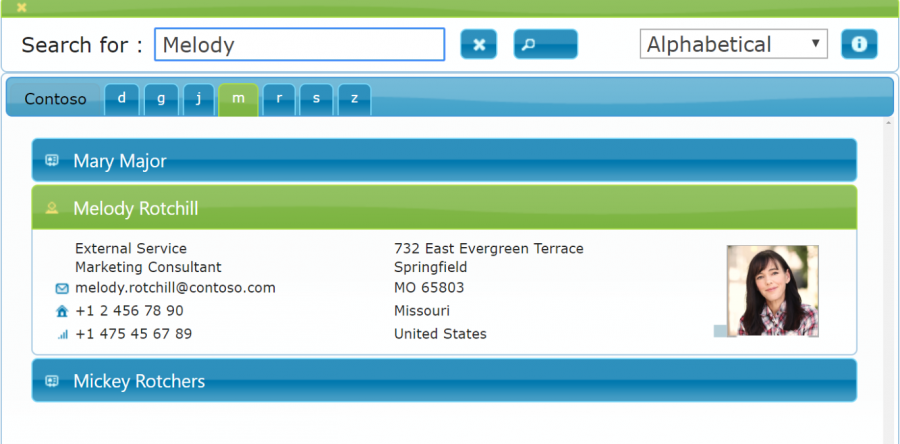 Active Directory Address Book new version